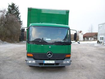 Camion à rideaux coulissants Mercedes-Benz Atege 818L: photos 1