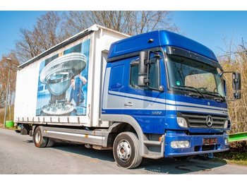 Camion à rideaux coulissants Mercedes-Benz Atego 1222 alter Tacho Pritsche Plane EURO5: photos 1