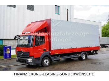 Camion à rideaux coulissants Mercedes-Benz Atego 818L Pritsche 7,22m LBW Klima Euro-6: photos 1