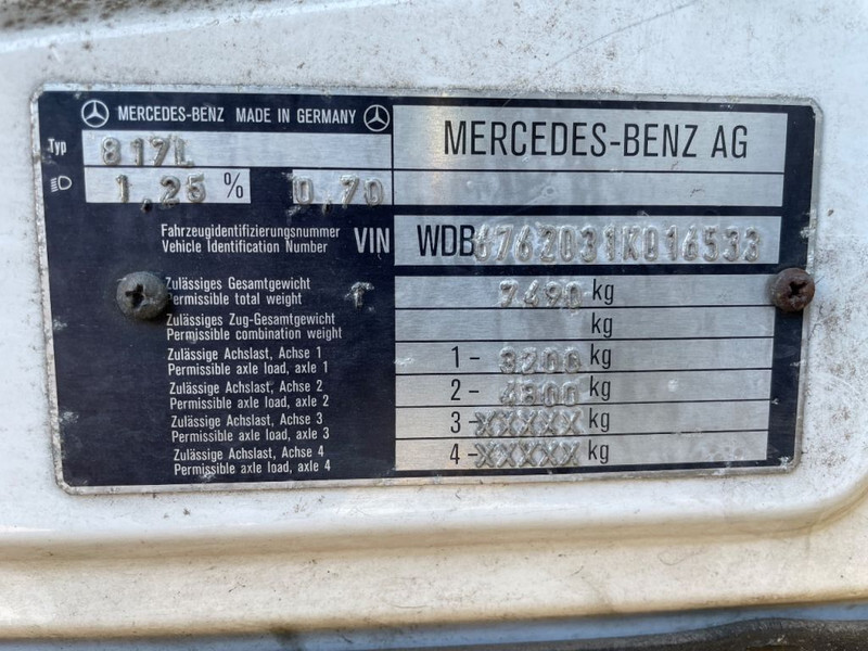 Camion porte-voitures Mercedes-Benz Ecoliner 817 tijhof oprijwagen 1993: photos 17
