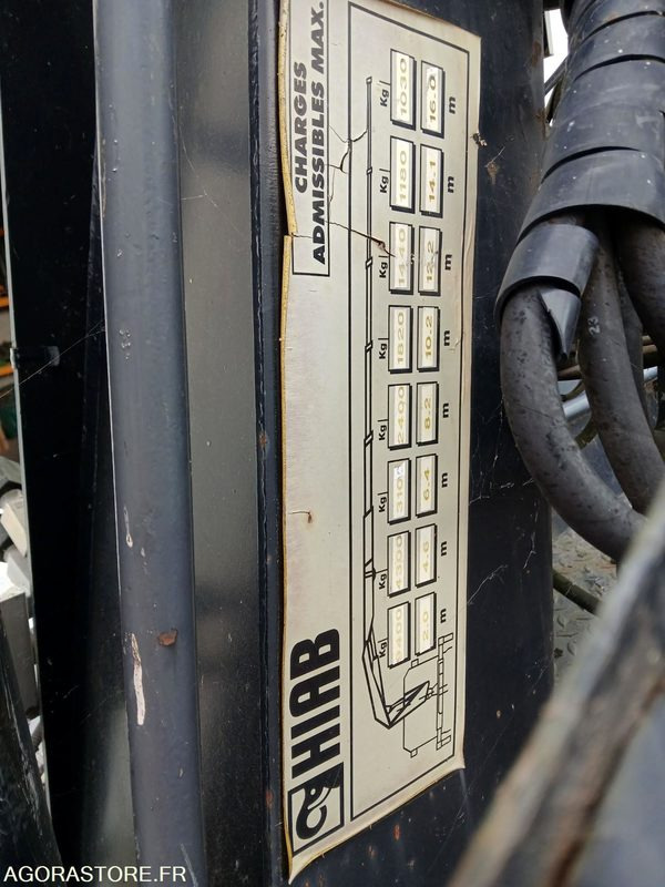 Camion Mercedes-Benz Unimog Rail/Route benne grue - 1989/ 66131KM