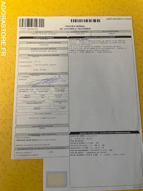 Camion POID LOURD  RENAULT MIDLUM