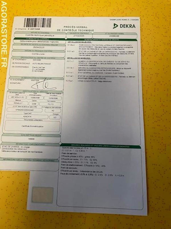 Camion POID LOURD  RENAULT MIDLUM