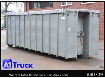 Camion POL OSTEG Abrollcontainer 47,5m³,  Mulde, Dachplane, Portaltür