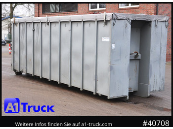 Camion POL OSTEG Abrollcontainer 47,5m³,  Mulde, Dachplane, Portaltür