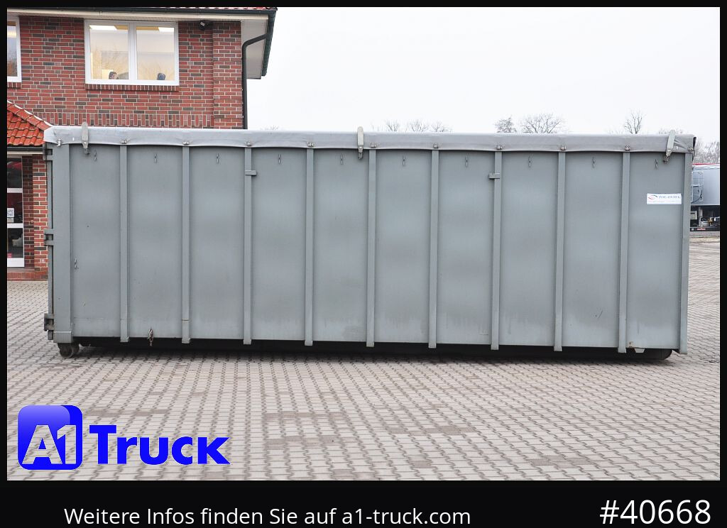 Camion POL OSTEG Abrollcontainer 47,5m³,  Mulde, Dachplane, Portaltür
