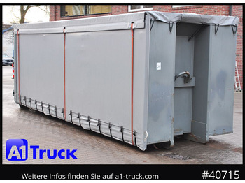 Camion POL OSTEG Abrollcontainer 47,m³, Mulde, 1 seitig Schiebeplane, Plane