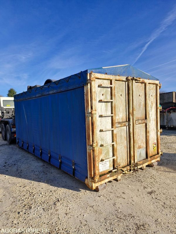 Camion Plateau tautliner bâche ampliroll