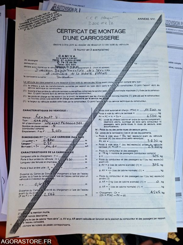 Camion Renault Midliner M180 - 1994 - 40959- 3004MK52