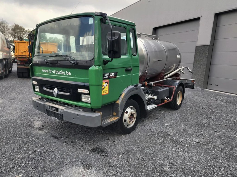 Camion citerne pour transport de lait Renault Midliner S135 - ORIGINAL 55 000KM - INSULATED STAINLESS STEEL TANK 3680L: photos 9