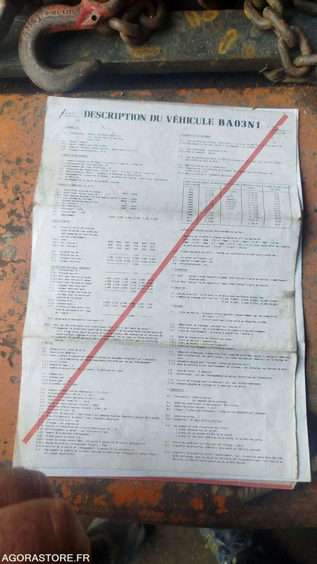 Camion Renault Poids lourd G230 - 1985 - 564616KM