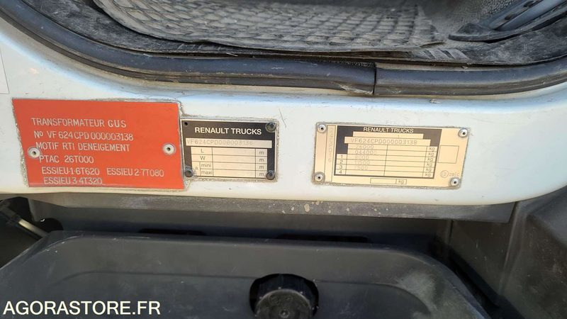 Camion Renault Premium 380 - 2011 - 483100kms - BL055KP