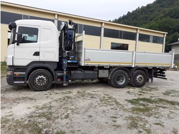 Camion benne SCANIA R420 - Gru 21 metri Portata 10 tons: photos 1