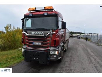 Camion benne SCANIA R480 8x4 Tipp Truck Plow Equipped: photos 1