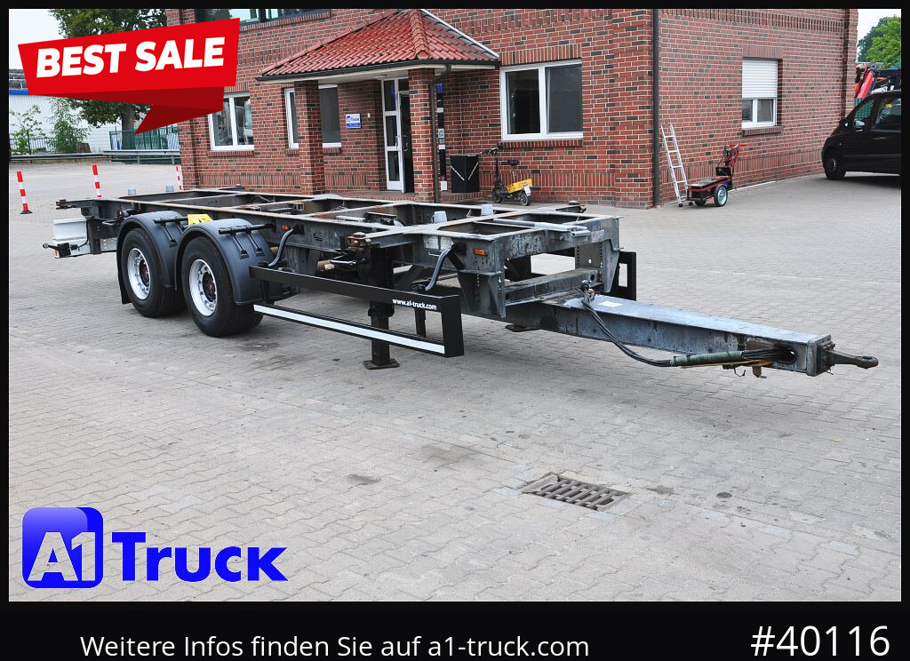 Camion SCHMITZ tandem, verzinkt, oben oder unten gekuppelt, verstellbar