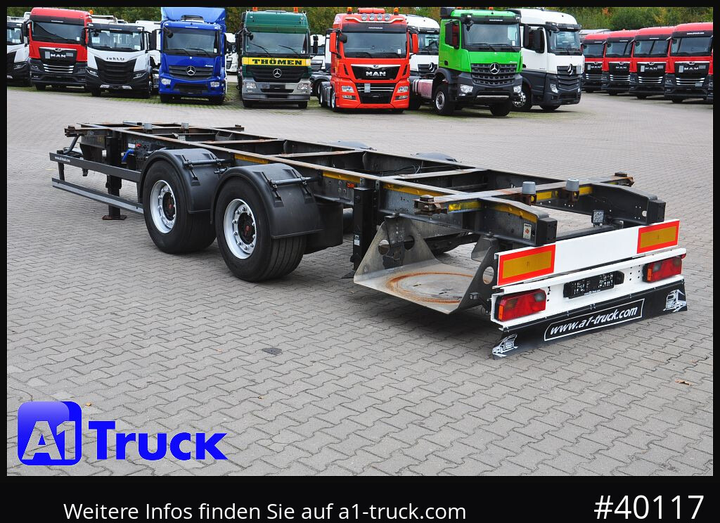 Camion SCHMITZ tandem, verzinkt, oben oder unten gekuppelt, verstellbar