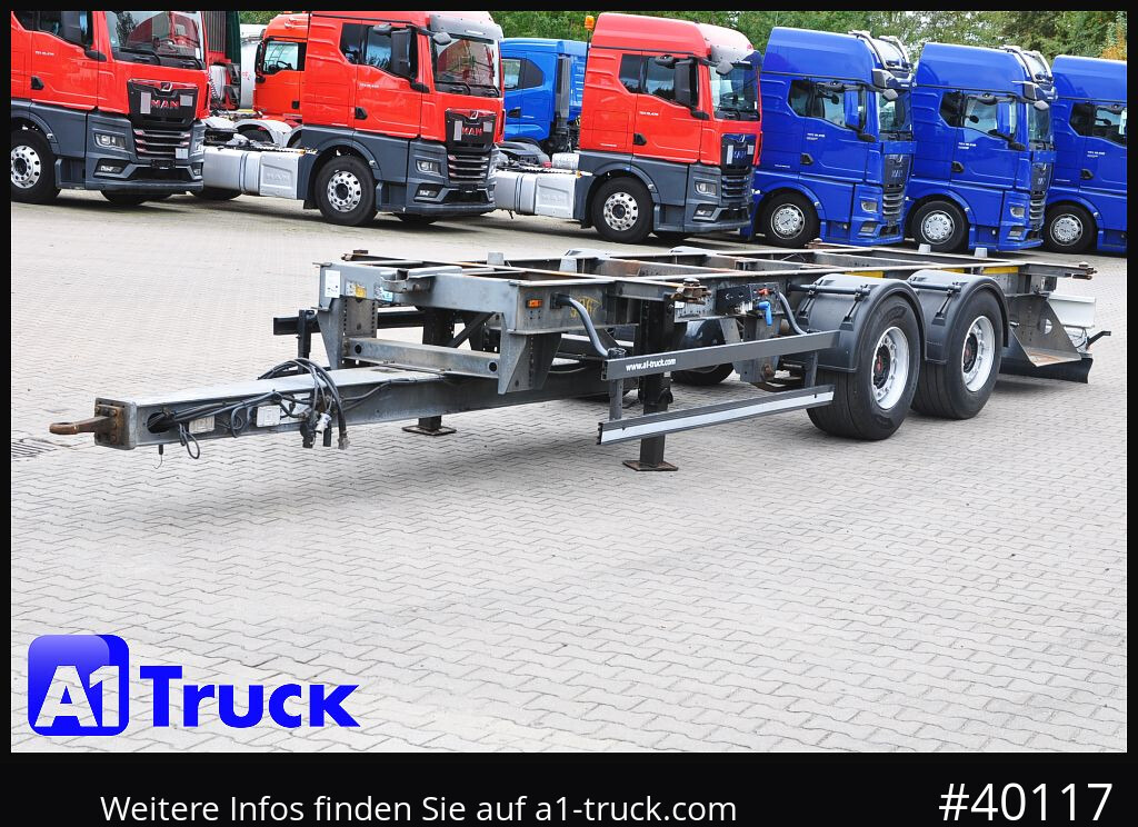 Camion SCHMITZ tandem, verzinkt, oben oder unten gekuppelt, verstellbar