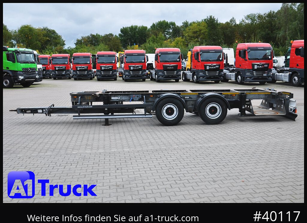 Camion SCHMITZ tandem, verzinkt, oben oder unten gekuppelt, verstellbar