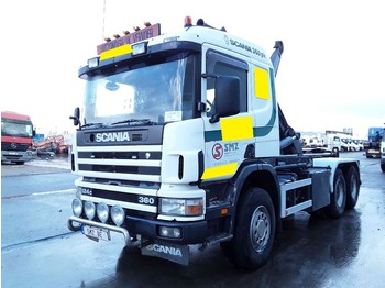 Camion porte-conteneur/ Caisse mobile Scania 124 360 6x4: photos 1