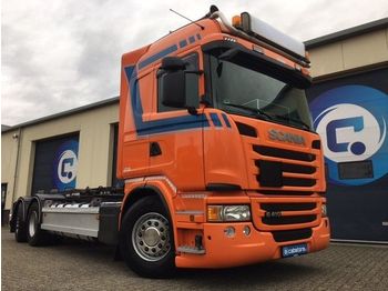 Camion - système de câble Scania G410 LB6x2*4MNA Euro 6 + Transcom ketting containersysteem - RETARDER- Good Condition !!: photos 1