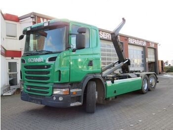 Camion ampliroll Scania G 420 LB6x2 Abrollkipper Meiller, Lift+Lenkachse: photos 1