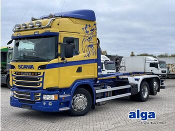 Camion ampliroll Scania G 450 LB  6x2, VDL S-21-6200, Klima, Alu-Felgen: photos 1