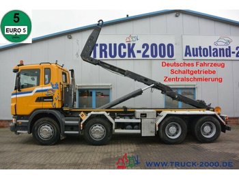 Camion ampliroll Scania G 480 8x4 Knick-Schub Haken 24 Tonnen Retarder: photos 1