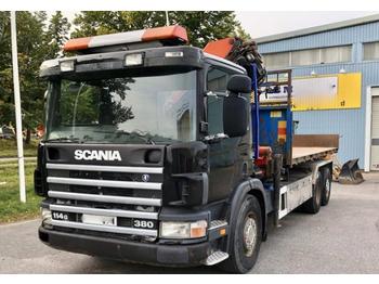 Camion ampliroll Scania P114GB: photos 1