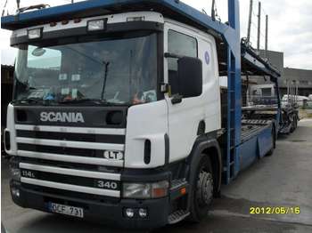 Camion porte-voitures Scania P114LB: photos 1