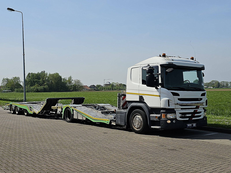 Camion porte-voitures Scania P410 truck transporter: photos 6