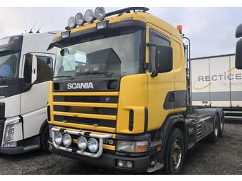 Camion ampliroll Scania R124: photos 1