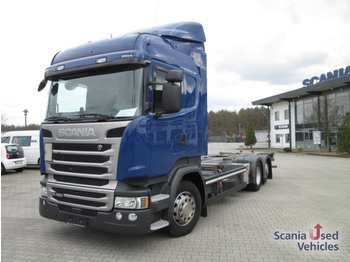 Camion porte-conteneur/ Caisse mobile Scania R450LB6X24MNB / BDF Wechselrahmen C715 / C745 / NL: photos 1