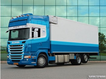 Camion frigorifique Scania R480 6X2 EURO 5 RETARDER ISOLATED BOX / SIDE DOORS: photos 1