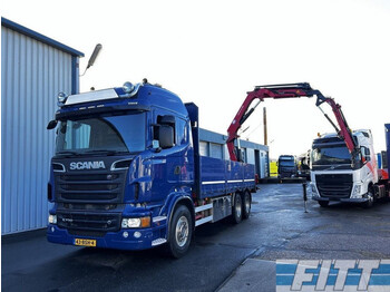 Camion grue Scania R730 V8 R730 6x4 / V8 - HMF 2420 4x uit + JIB 4x uit: photos 1