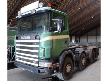 Camion ampliroll Scania R 124: photos 1