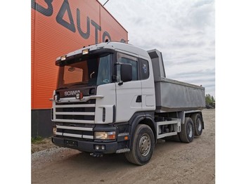 Camion benne Scania R 124 GB 420 6x2 Full steel: photos 1