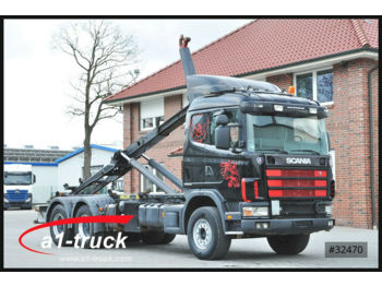Camion ampliroll Scania R 420 Meiler 6x4, Euro4, Blatt/Blatt: photos 1