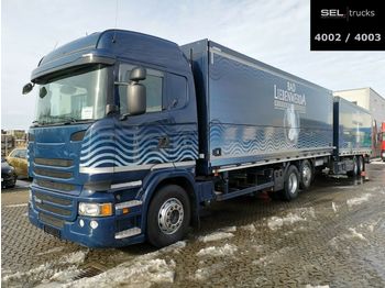 Camion pour le transport de boissons Scania R 450 LB6X2*4/Lenk-Liftachse/Retarder/Ladeborw.: photos 1