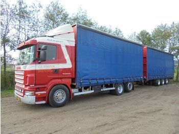 Camion à rideaux coulissants Scania R 480 LB6X2/4 MLB complete with Trailer: photos 1