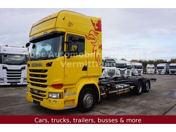 Camion porte-conteneur/ Caisse mobile Scania R 490 Topline LL  BDF*Retarder/Lenk+Lift/ACC/AHK: photos 1