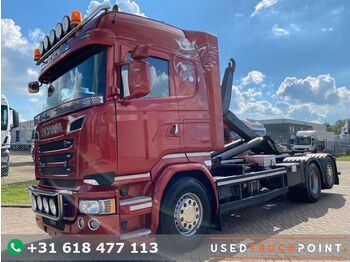 Camion ampliroll Scania R 580 Highline / 6X2 / Hooksystem / Retarder / Full Air / V8 / TUV: 1-2023 / Belgium Truck: photos 1