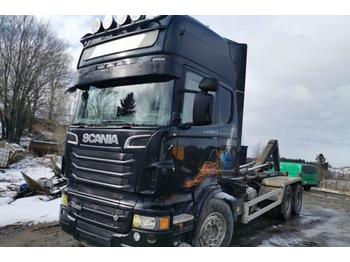 Camion ampliroll Scania R 620 6x4 hook-lift truck 456 kW: photos 1