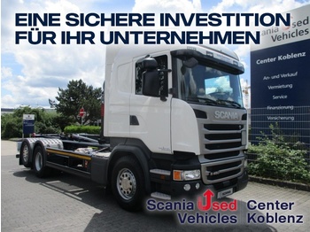 Camion ampliroll Scania Scania R450 - 6X2 MNB - neuer HIAB Abrollkipper -: photos 1