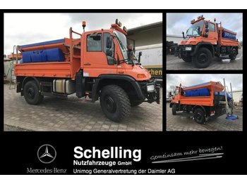 Camion UNIMOG U500L - Schmidt Stratos B40K - 4m³ -: photos 1