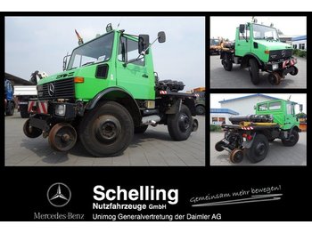 Camion UNIMOG Unimog U 1200 - Zargo - Zweiwegefahrzeug: photos 1