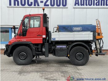 Camion benne Unimog U300 Winterdienst Salzstreuer Wechsellenkung: photos 1