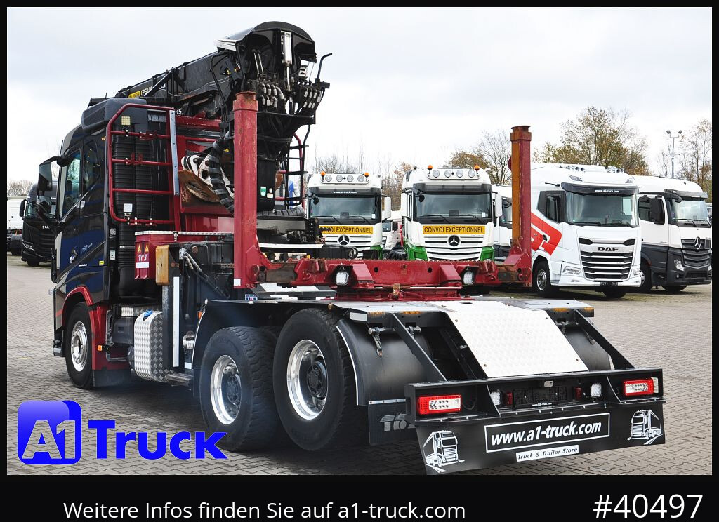 Camion VOLVO FH16 750, Langholz, Palfinger, Liftachse, 6x4,