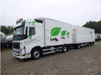 Camion benne Volvo FH13 500 Euro 6 4x2 tipper + walking floor drawbar trailer: photos 1