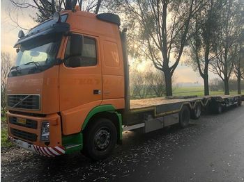 Camion plateau Volvo FH 13-440 EURO 5 6X2 + NOOTEBOOM 3AS AANHANGWAGE: photos 1