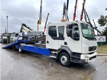 Camion porte-voitures Volvo FL 240 6 SEATER - RECOVERY TRUCK / ABSCHLEPPER / DEPANNEUSE - SLIDING PLATFORM / SCHIEBE-PLATEAU - REMOTE CONTROL / FUNK - WINCH: photos 1